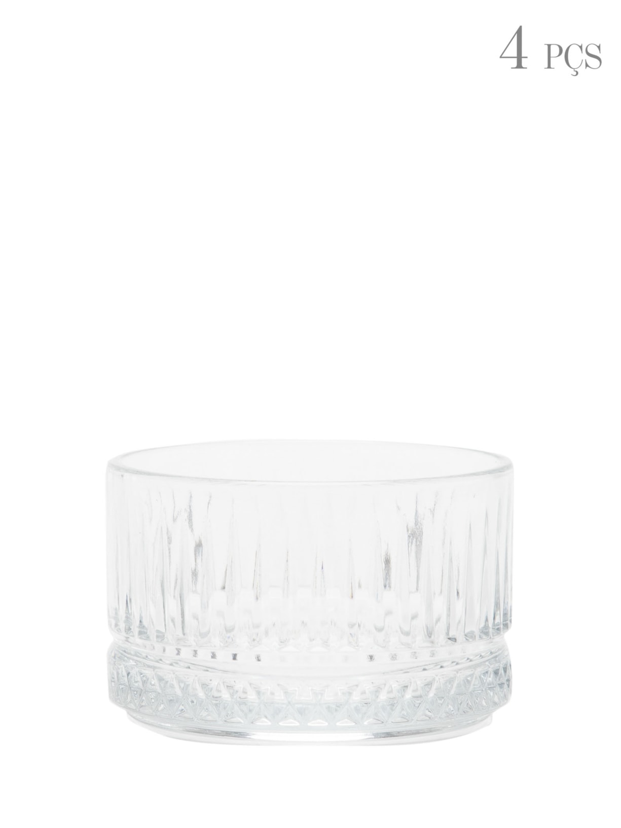 Jogo De 4 Bowls Elysia Em Vidro