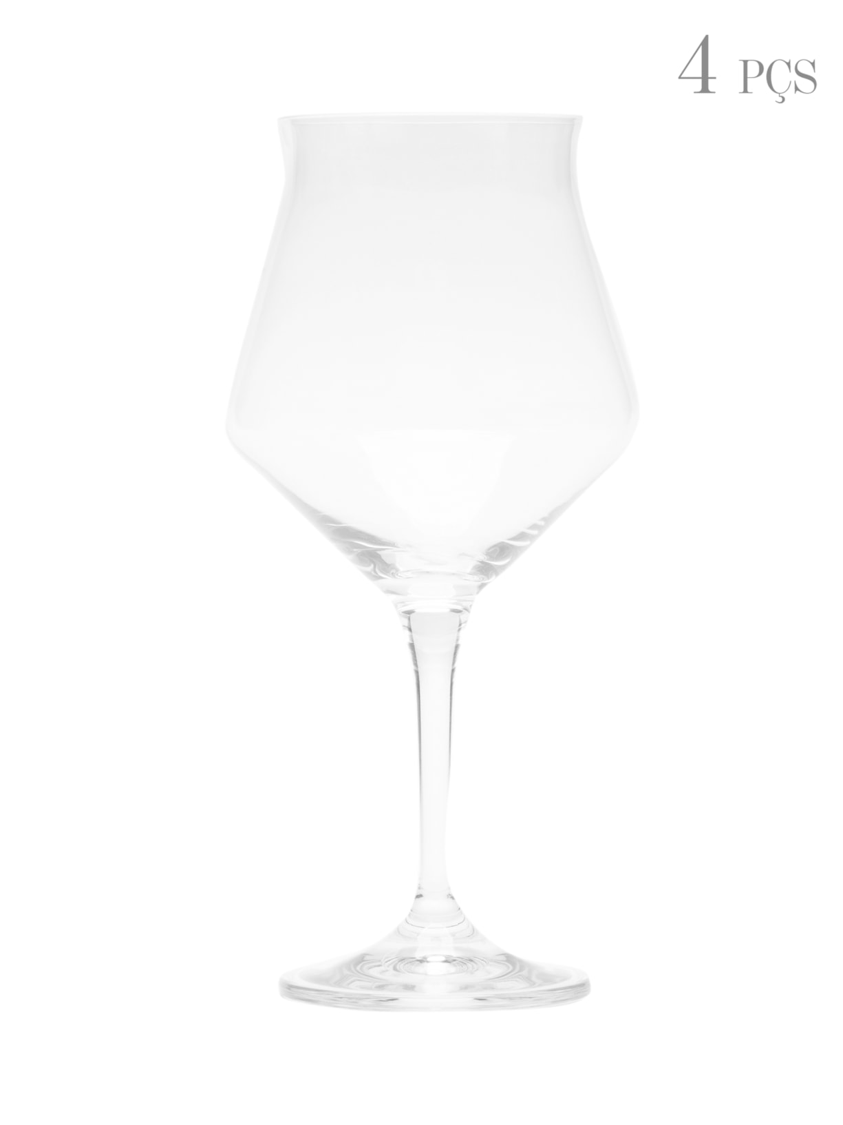 Jogo De 4 Taças Degustação Para Cerveja Bierhaus Em Cristal Ecológico