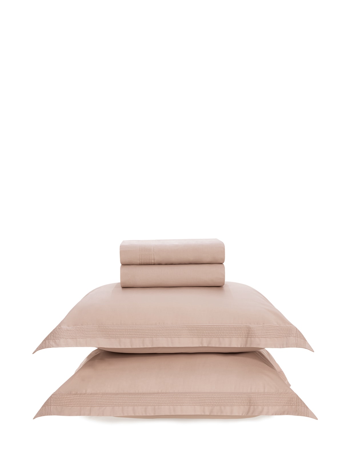 Jogo de Cama Casal 200 Fios Bertoni - Bege