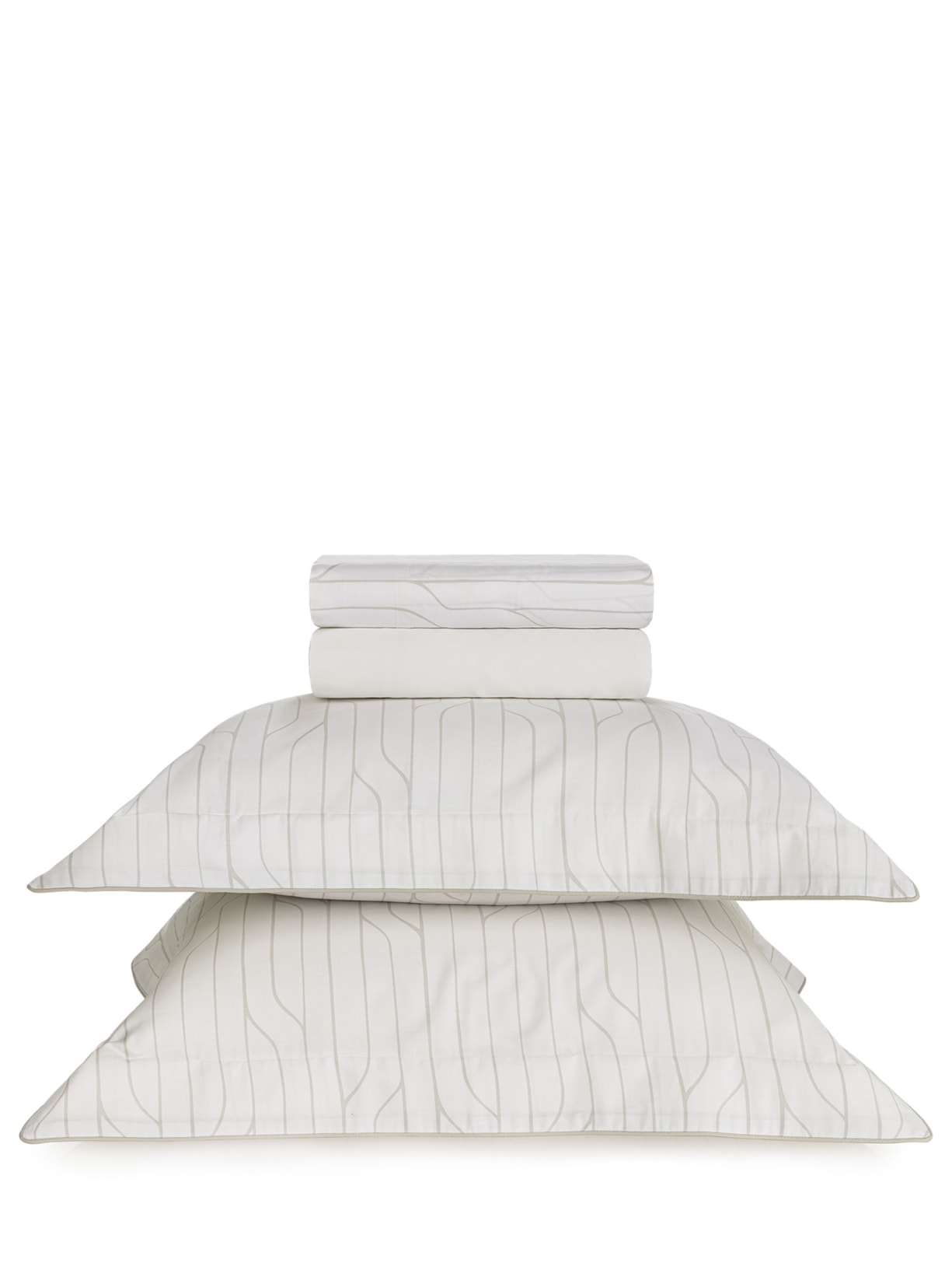 Jogo de Cama Casal 200 Fios Gran Canale Branco Trussardi