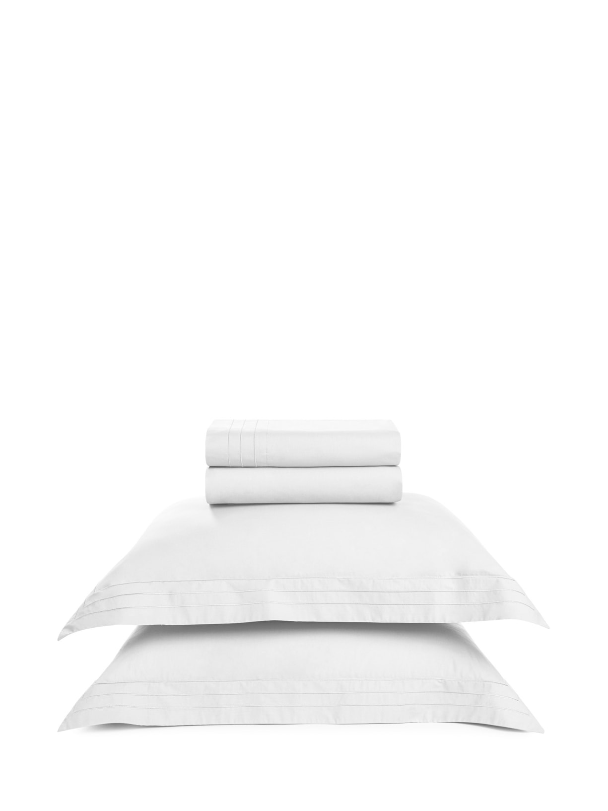 Jogo de Cama Casal 200 Fios Orsini Branco Trussardi