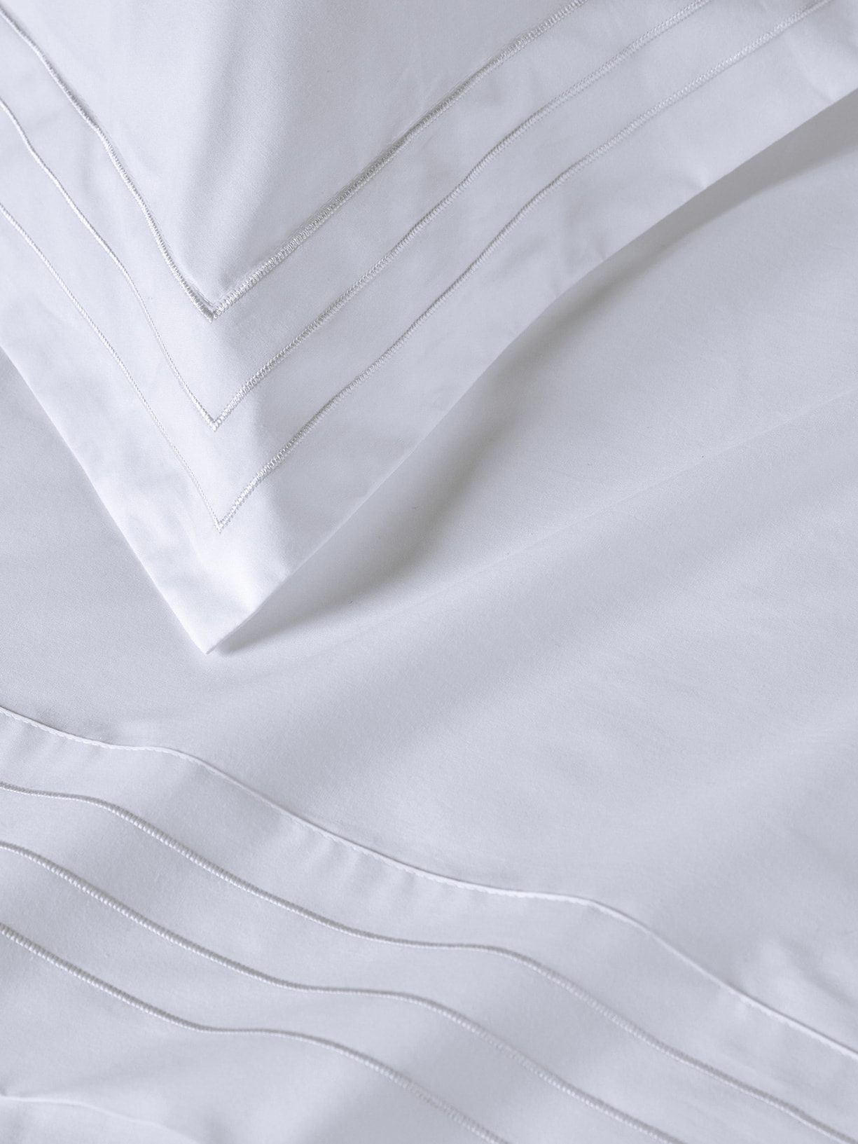 Jogo de Cama Casal 200 Fios Orsini Branco Trussardi