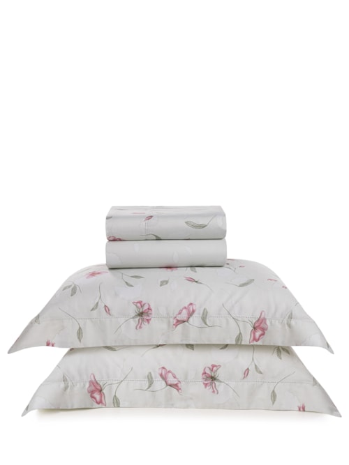 Jogo De Cama Casal 200 Fios Venus - Branco