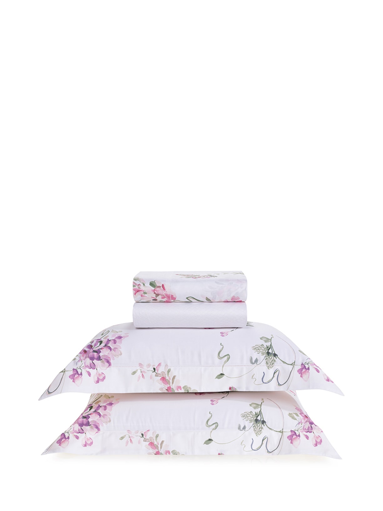 Jogo De Cama Casal 200 Fios Wisteria - Rosa