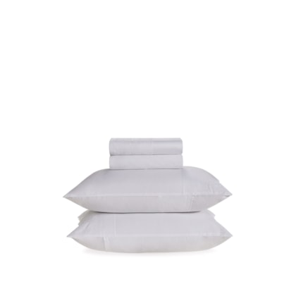 Jogo De Cama Casal 300 Fios La Lizza - Branco