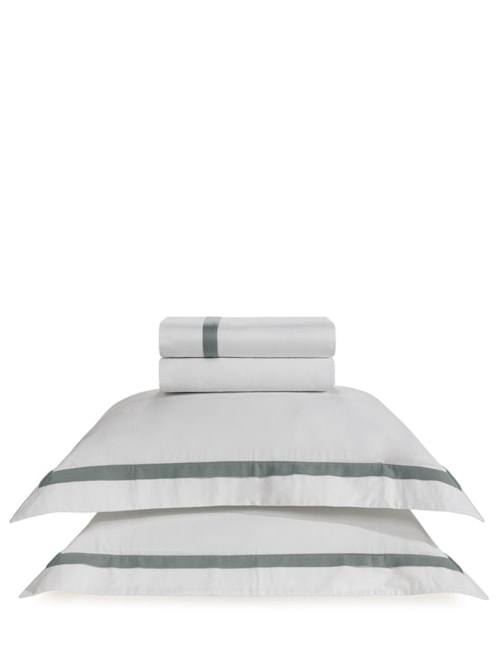 Jogo de Cama Casal 300 Fios Vercelli - Branco