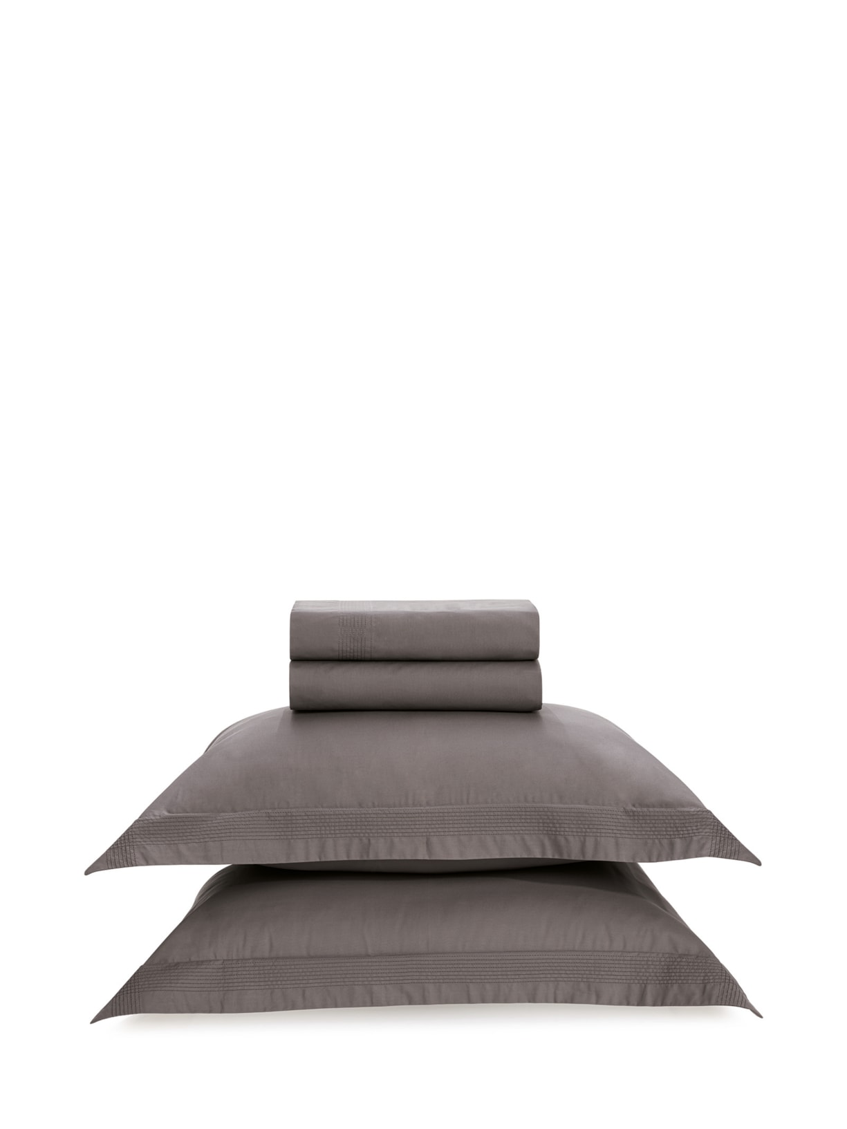 Jogo De Cama King 200 Fios Bertoni - Cinza