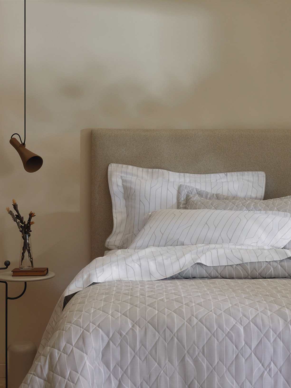 Jogo de Cama King 200 Fios Gran Canale Branco Trussardi