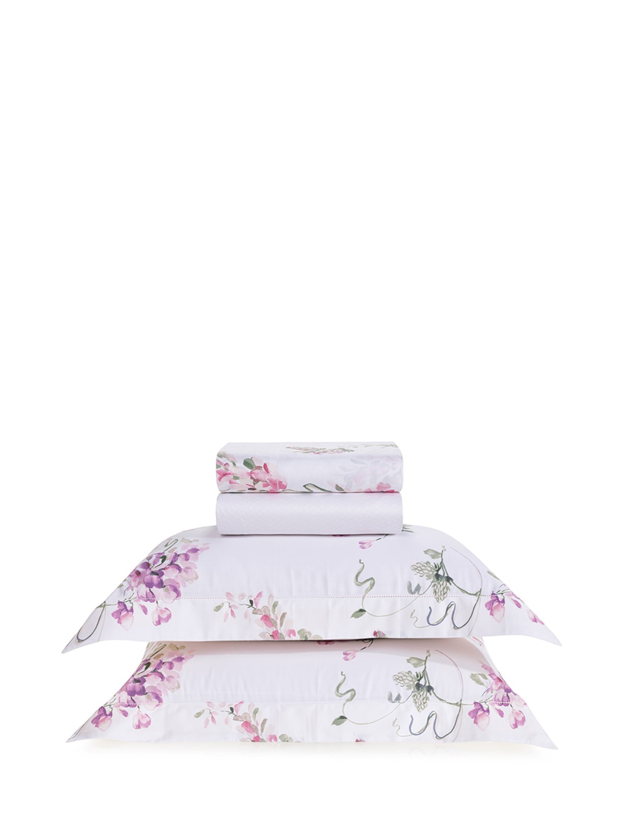Jogo De Cama King 200 Fios Wisteria - Branco