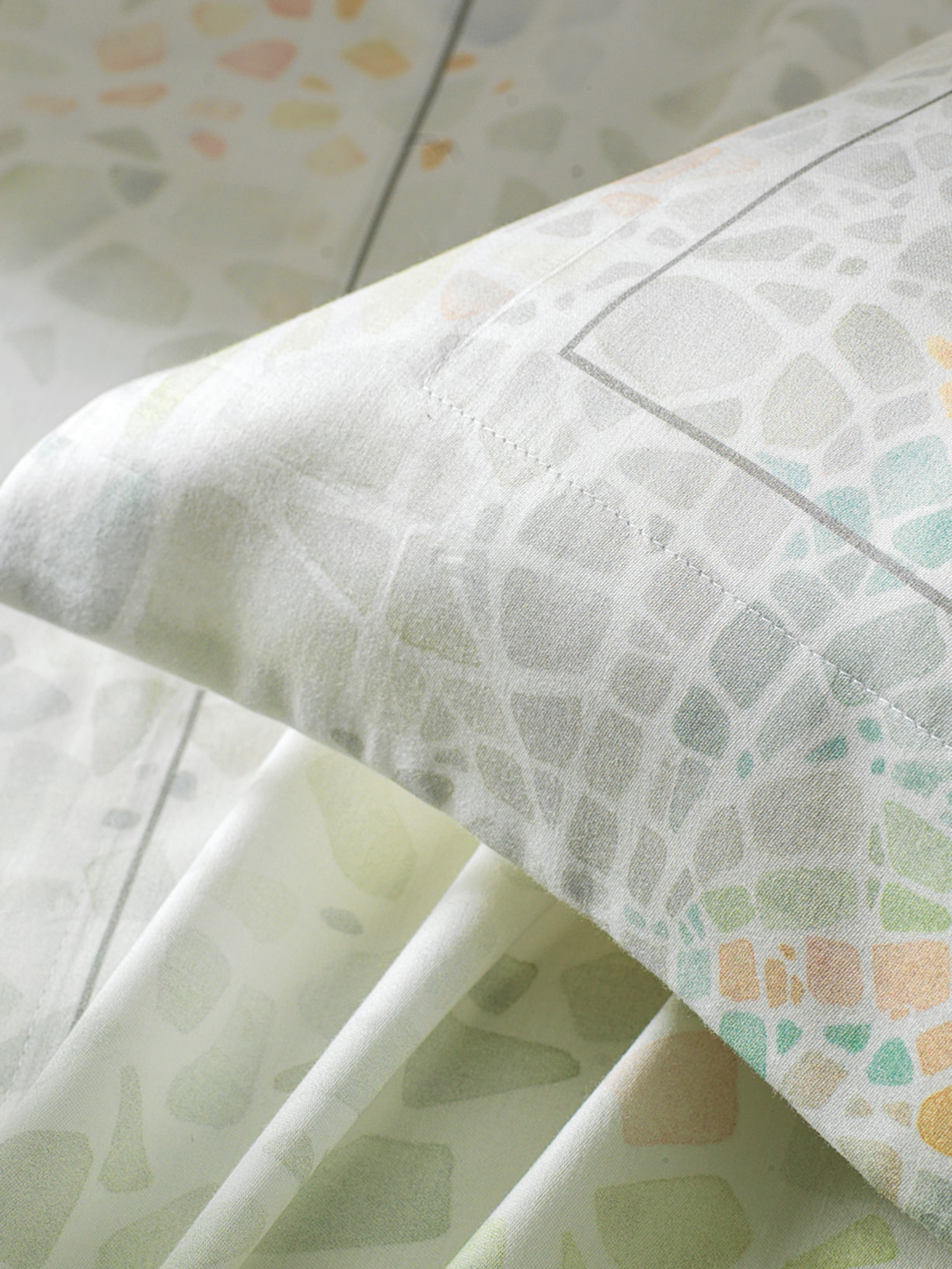 Jogo de Cama King 300 Fios Cetim Albrizzi Branco Trussardi