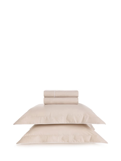 Jogo De Cama Queen 200 Fios Filetti - Bege