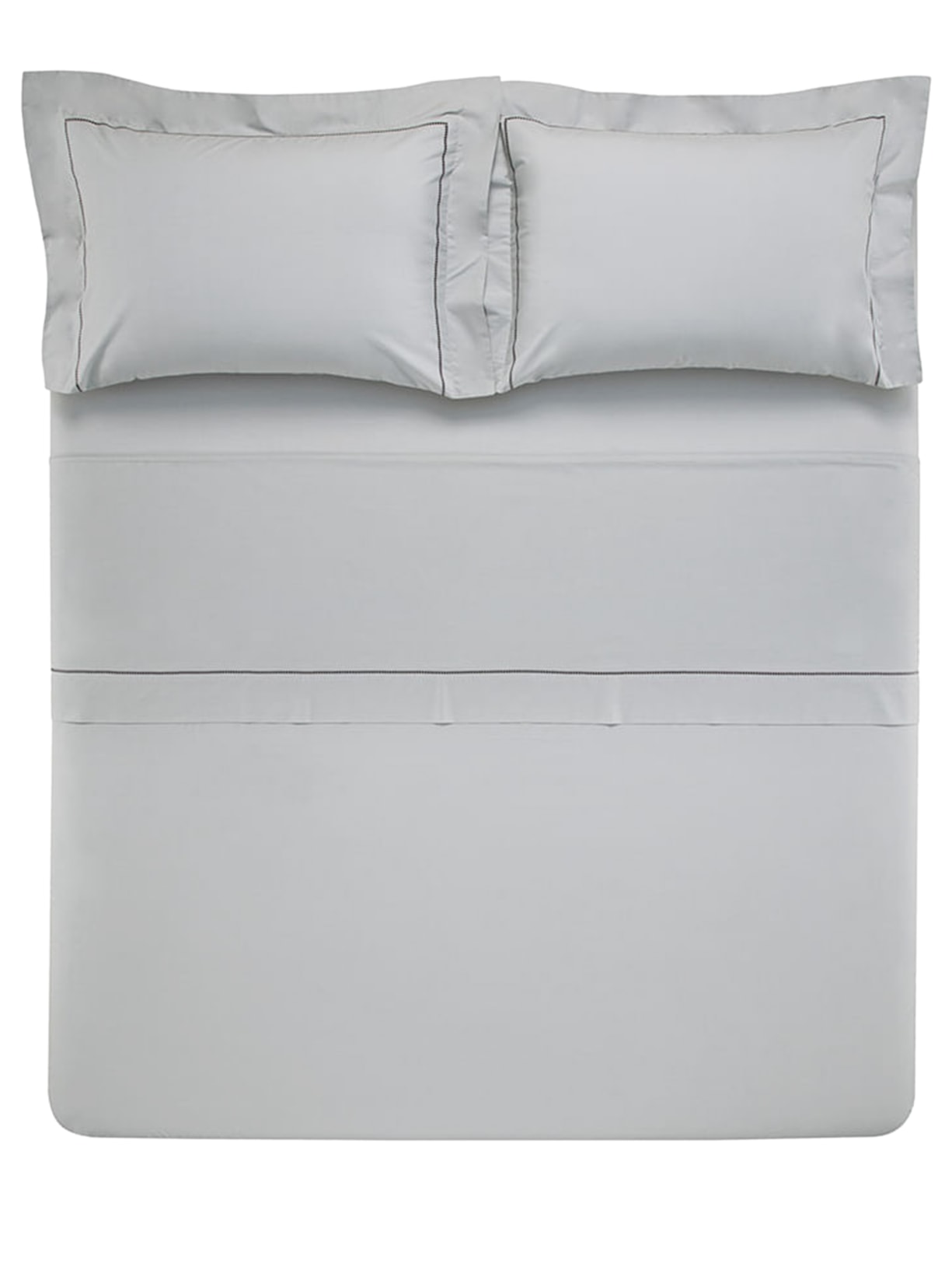 Jogo De Cama Queen Cammillo 4 Peças Cinza Trussardi