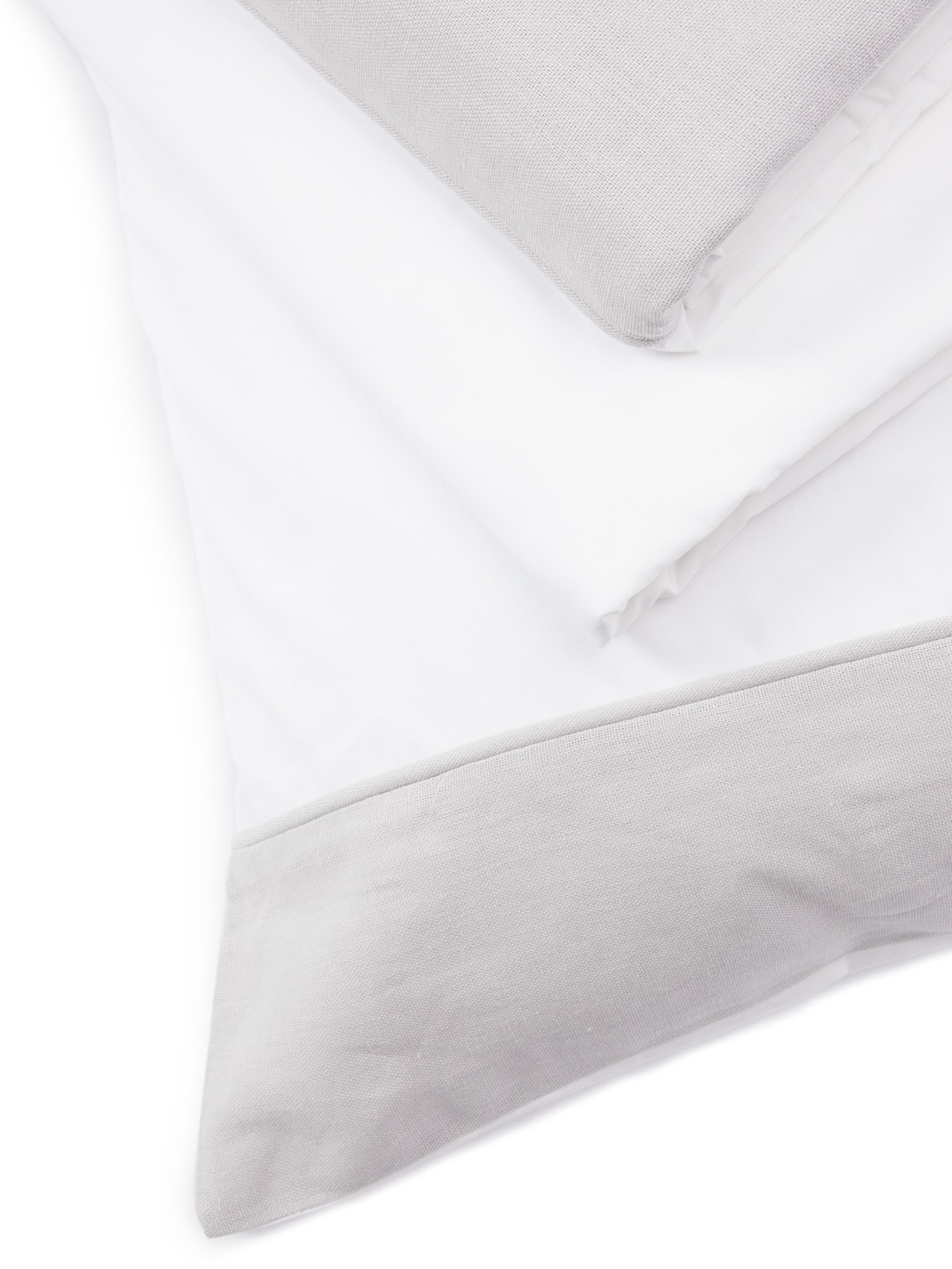 Jogo De Cama Queen Lino Gris 3 Peças Cinza Blue Gardenia