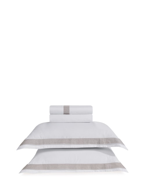 Jogo de Cama Queen Porto - Branco