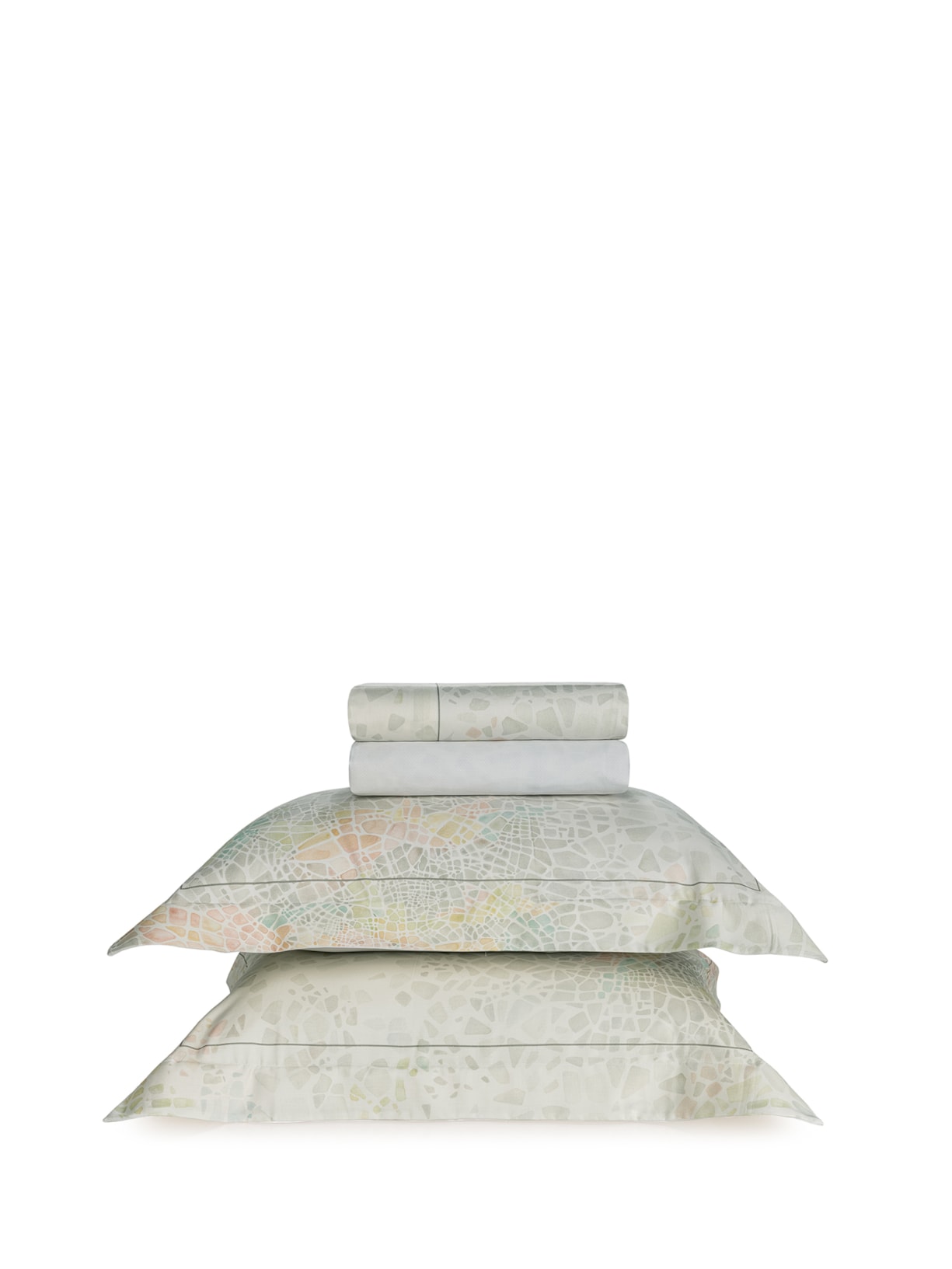Jogo De Cama Queen Trussardi 300 Fios Cetim Algodão Egípcio Albrizzi - Branco