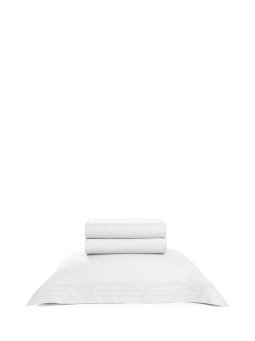Jogo de Cama Solteiro 200 Fios Orsini - Branco