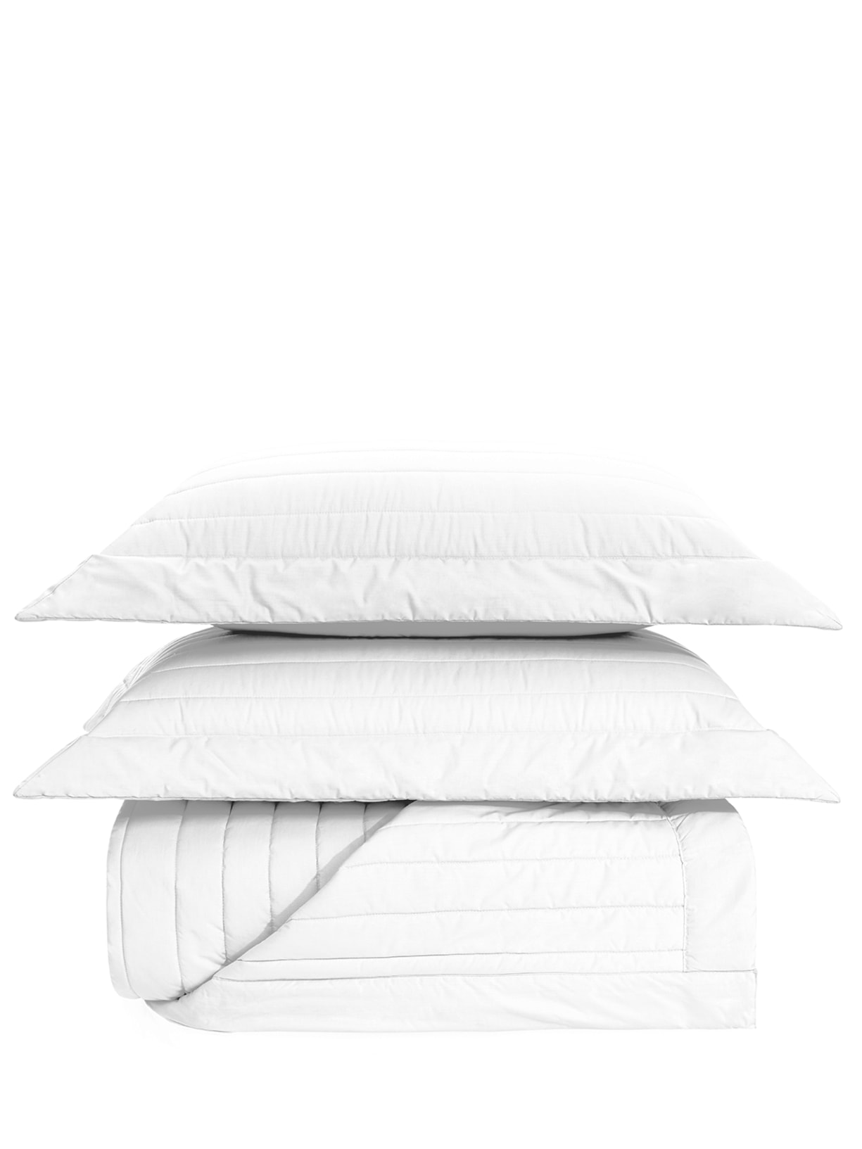 Jogo De Colcha Com Porta Travesseiro Queen Monteleone - Branco