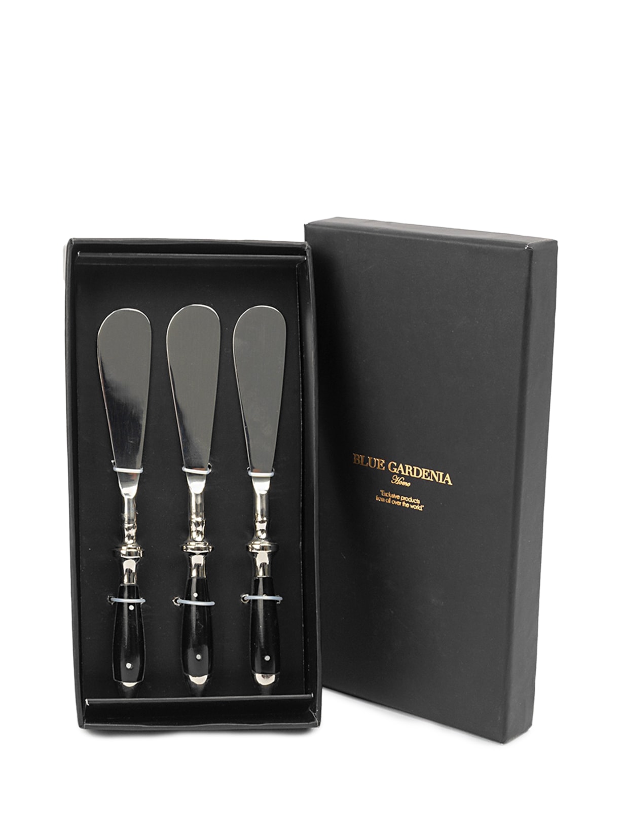 Jogo De Espátulas Para Patê Bistrô Black - Preto