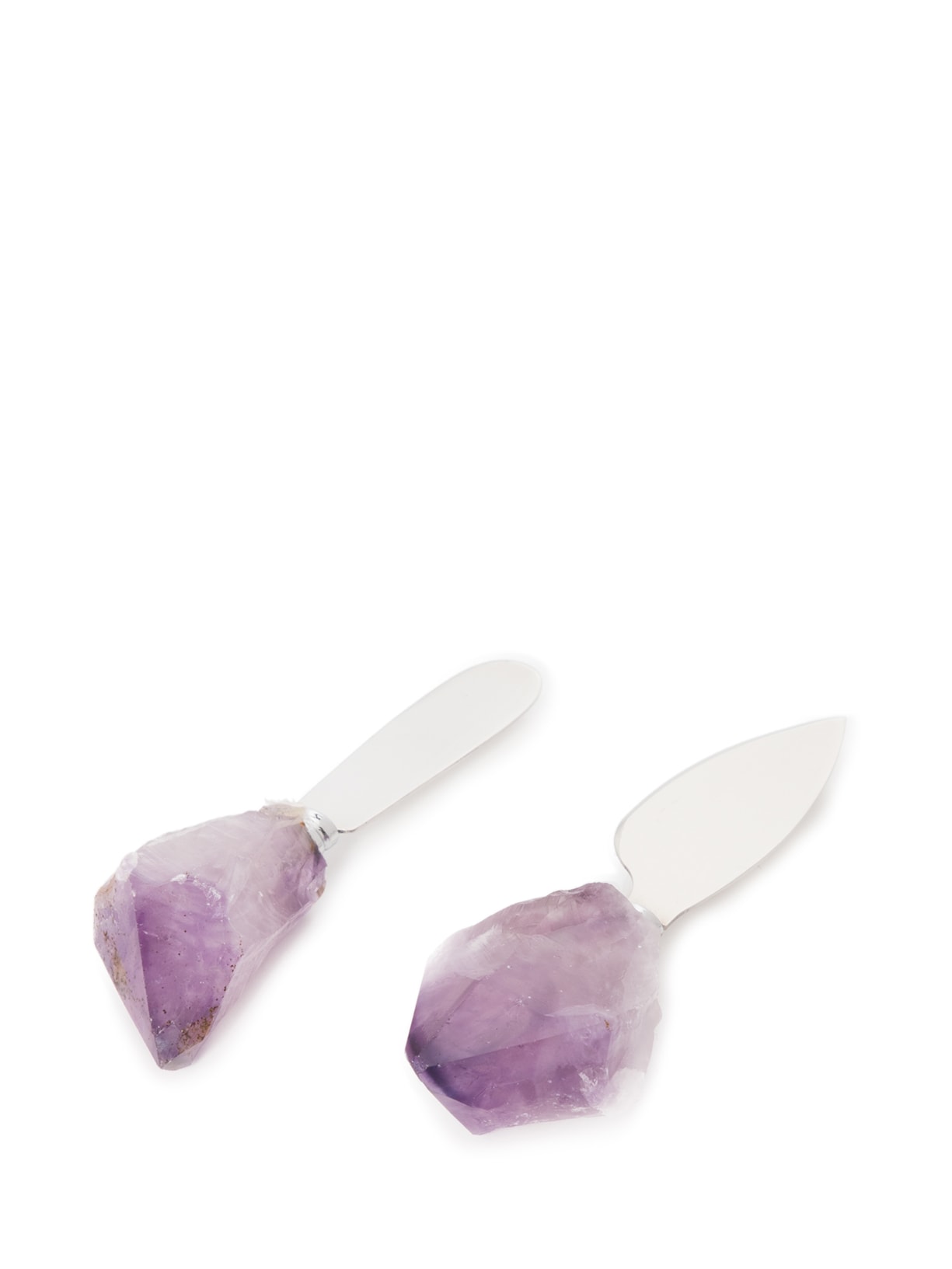 Jogo De Facas Para Queijo Ametista Roxo Home Wish