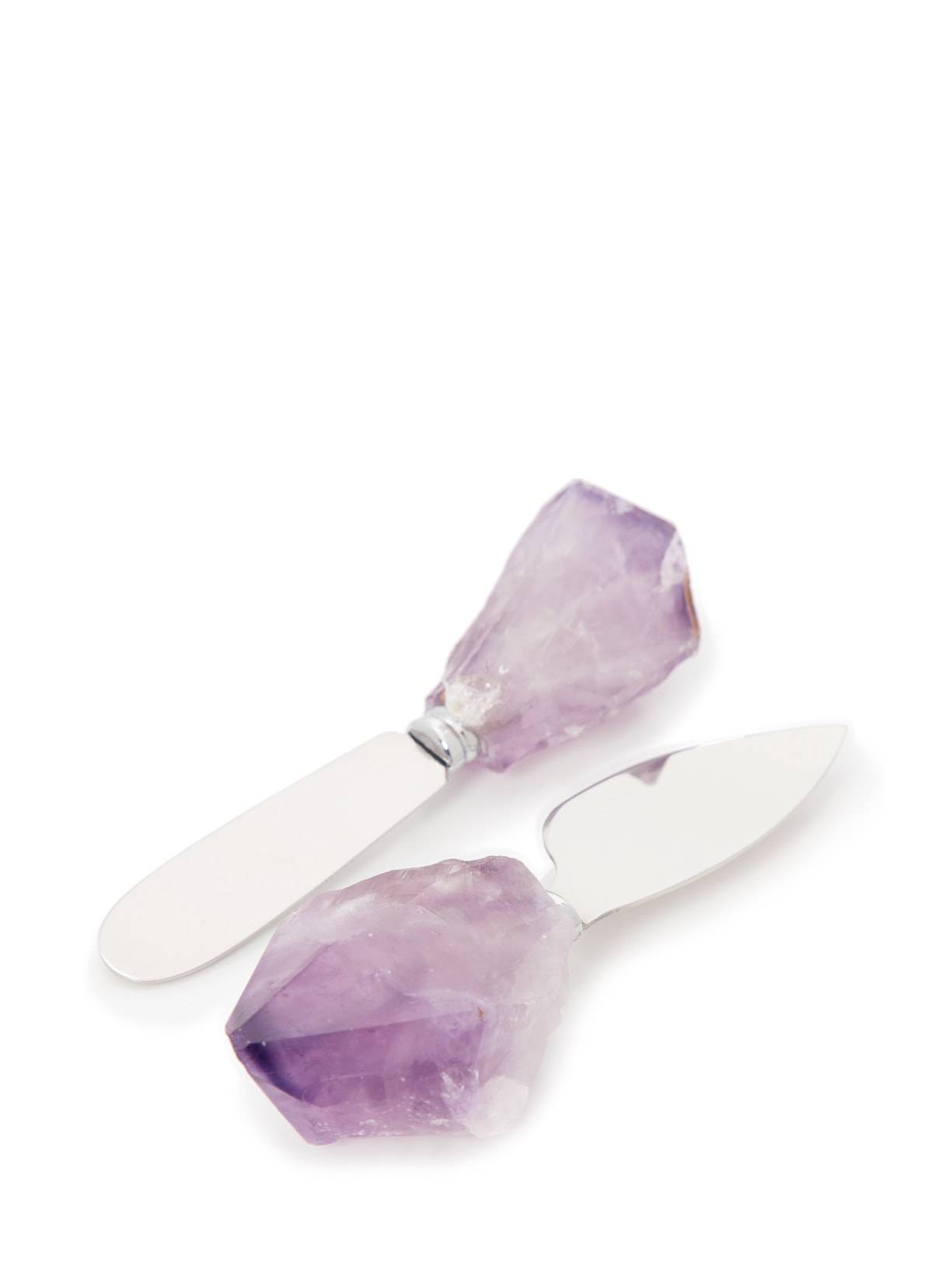 Jogo De Facas Para Queijo Ametista Roxo Home Wish