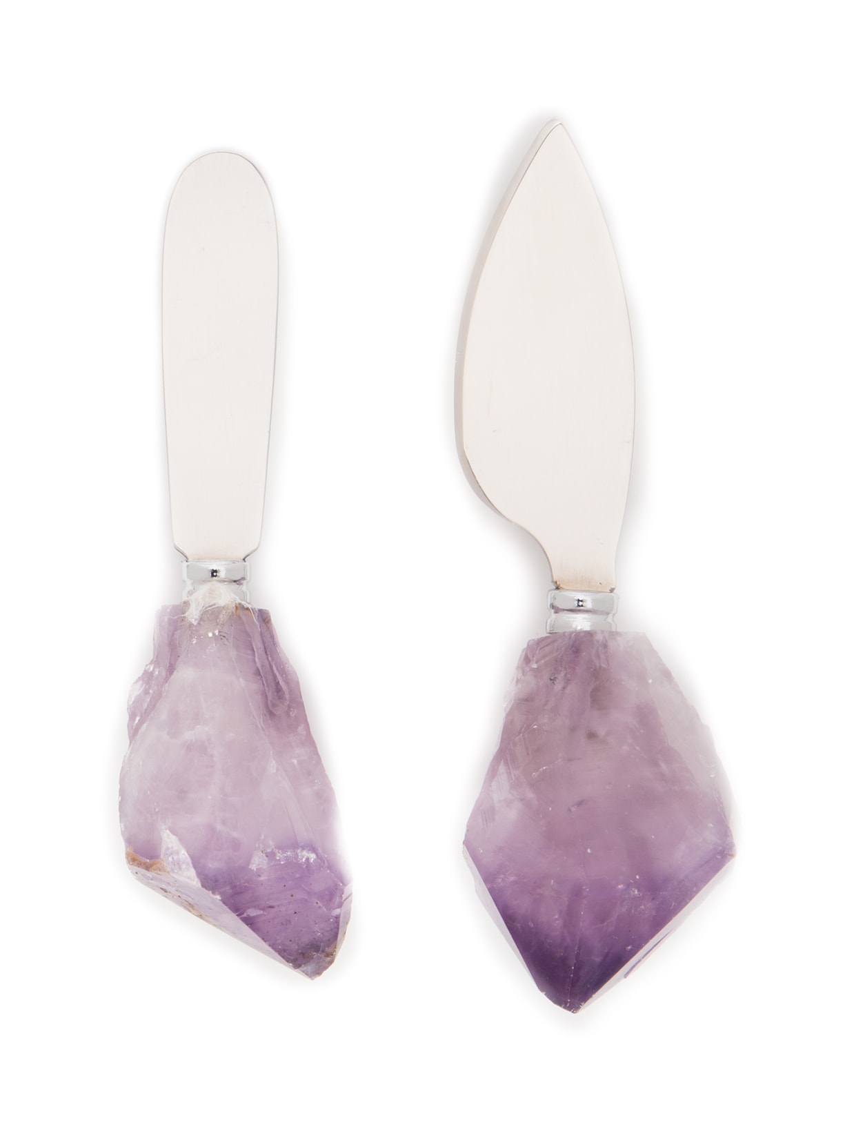 Jogo De Facas Para Queijo Ametista Roxo Home Wish
