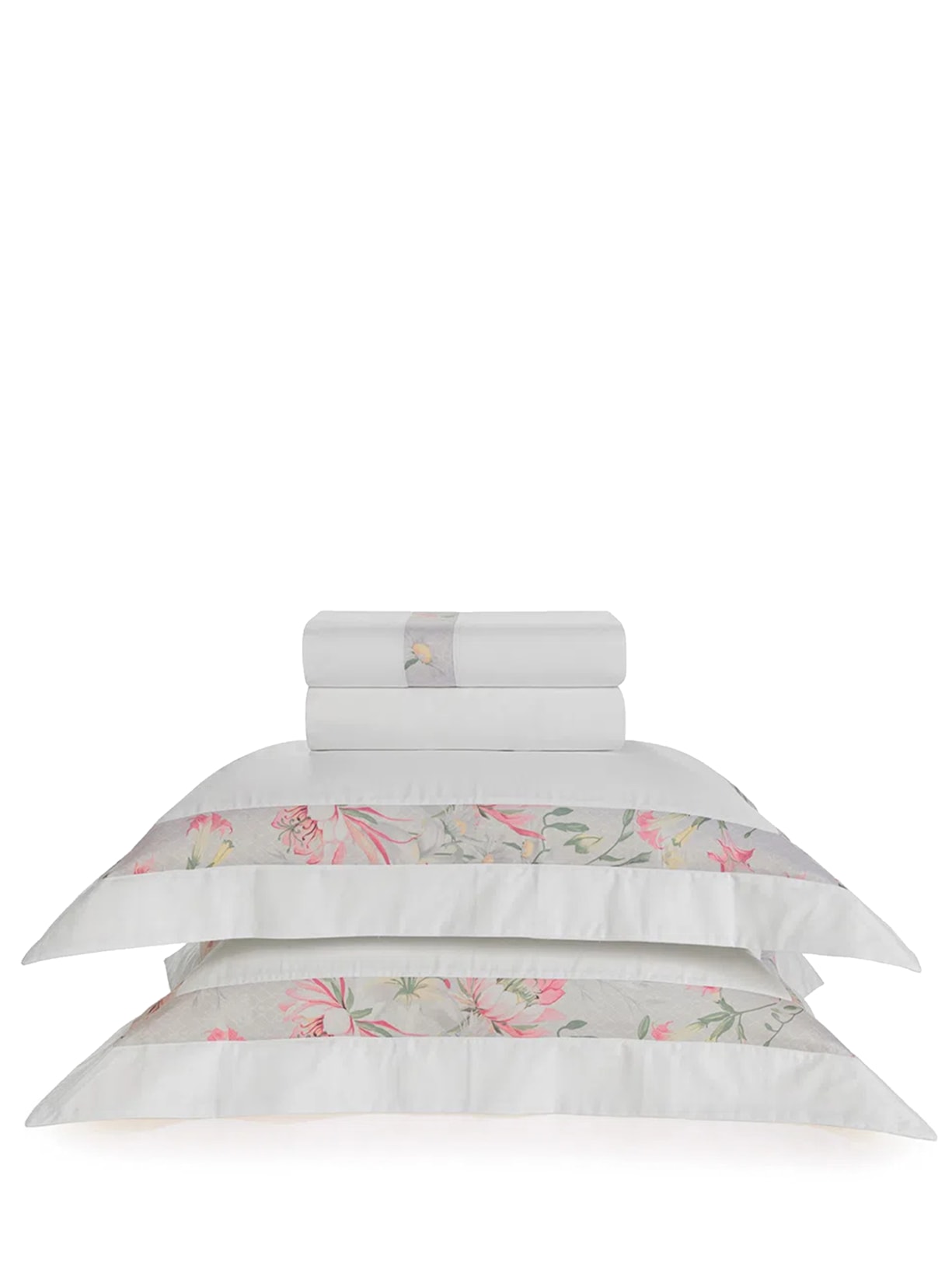 Jogo De Lençol Cesine Casal 300 Fios 4 peças - Branco