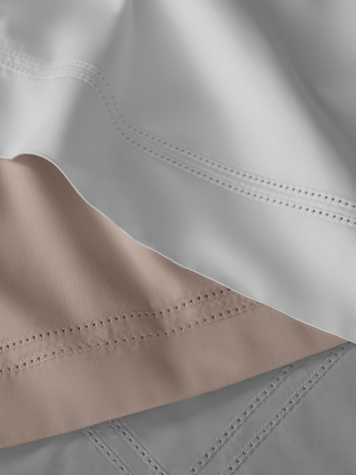 Jogo De Lençol Galieno King 300 Fios Em Cetim 4 Peças Branco Trussardi