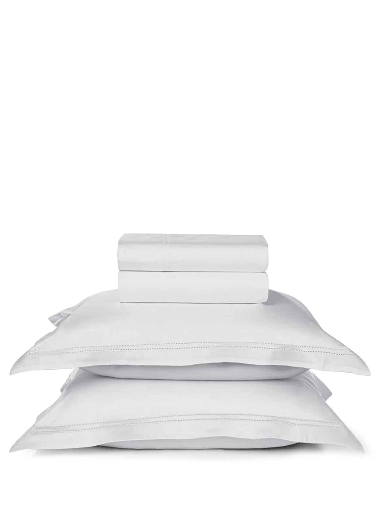 Jogo De Lençol Galieno King 300 Fios Em Cetim 4 Peças - Branco