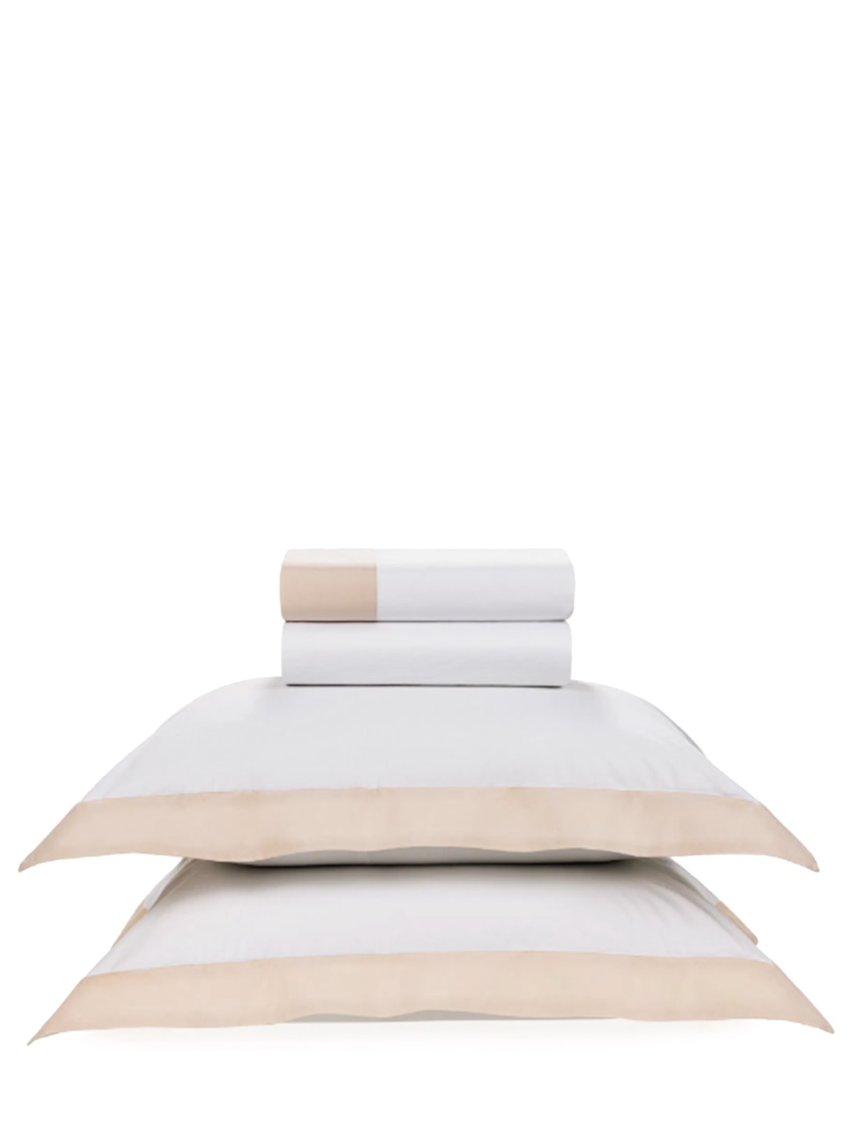 Jogo De Lençol Olga King Em Percal 200 Fios 4 Peças - Bege