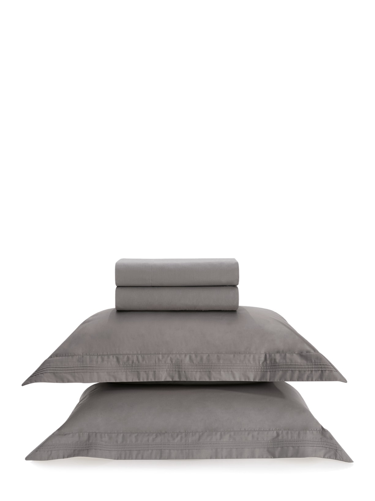 Jogo de Lençol San Felice Percal 200 fios Casal - Cinza