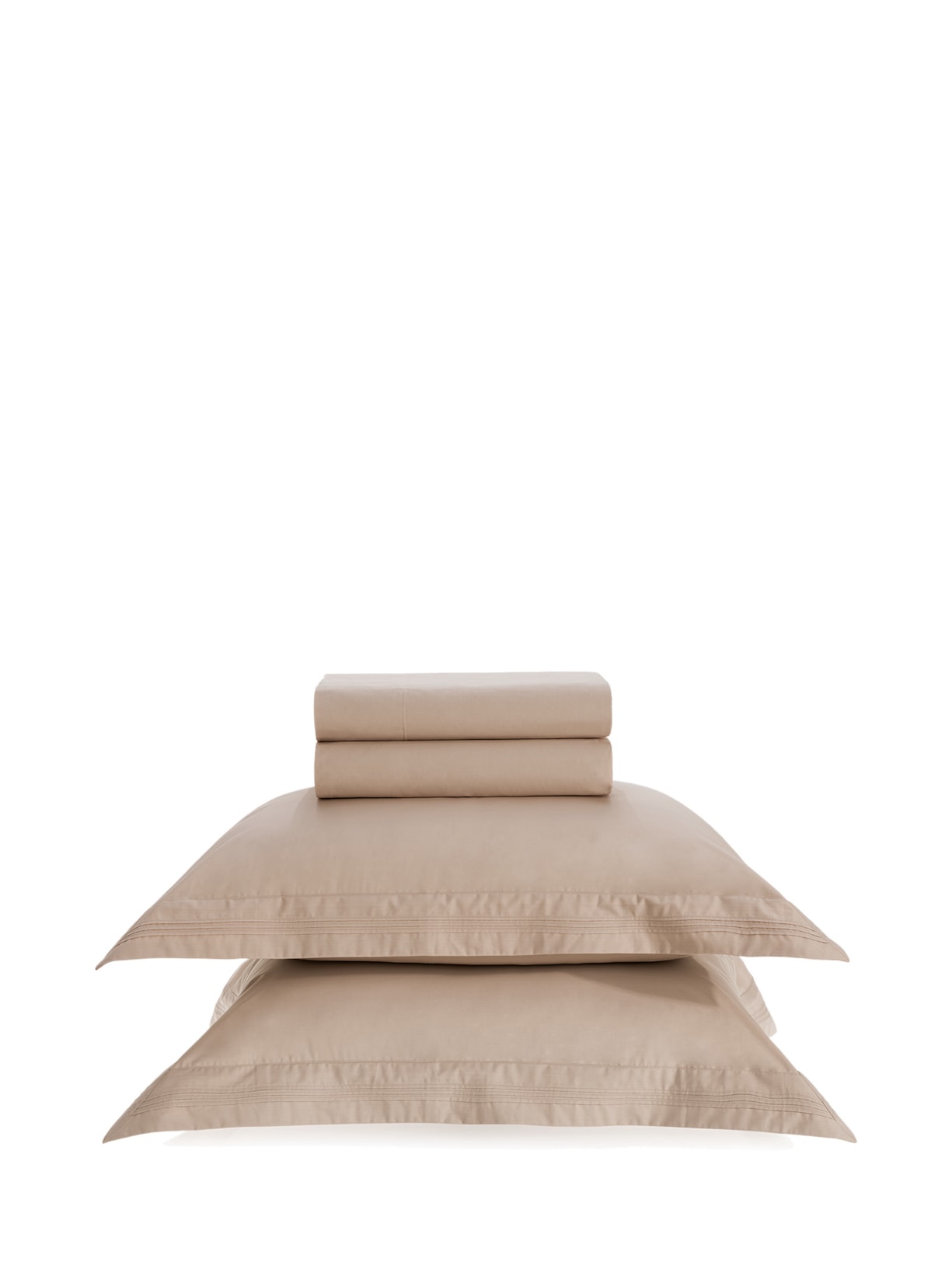 Jogo de Lençol San Felice Percal 200 fios King - Bege