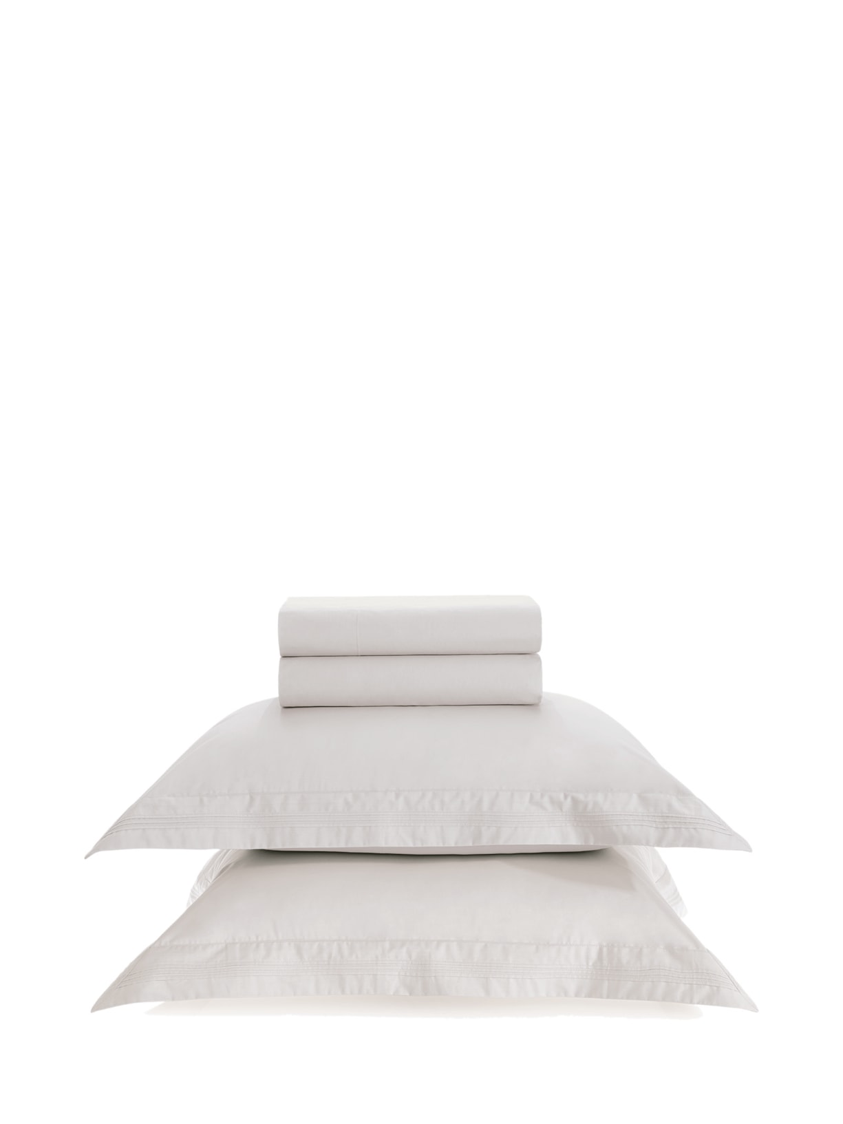 Jogo de Lençol San Felice Percal 200 fios Queen Branco Trussardi