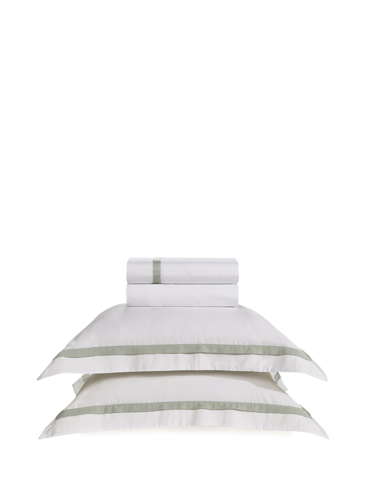 Jogo De Lençol Vercelli King 300 Fios Em Cetim 4 Peças Verde Trussardi