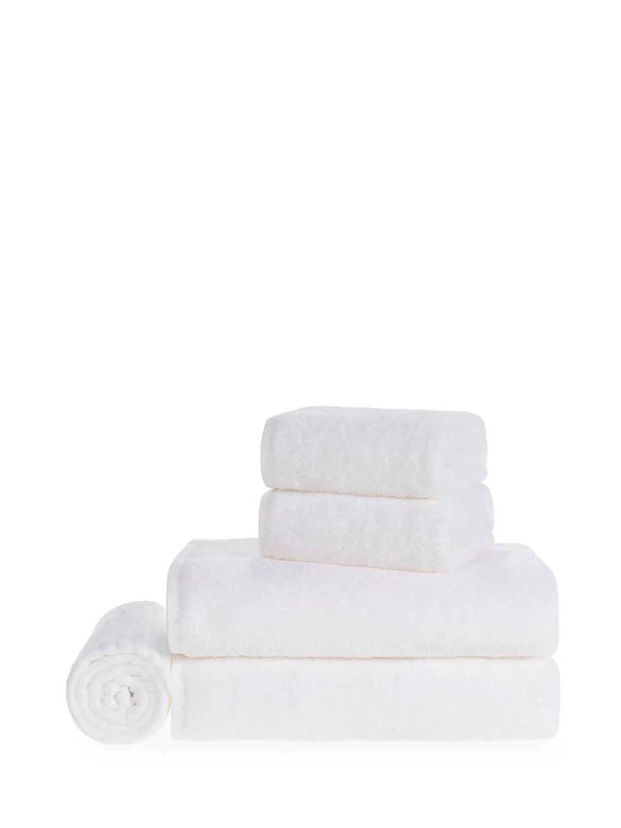 Jogo De Toalhas Fontani 5 Peças - Branco