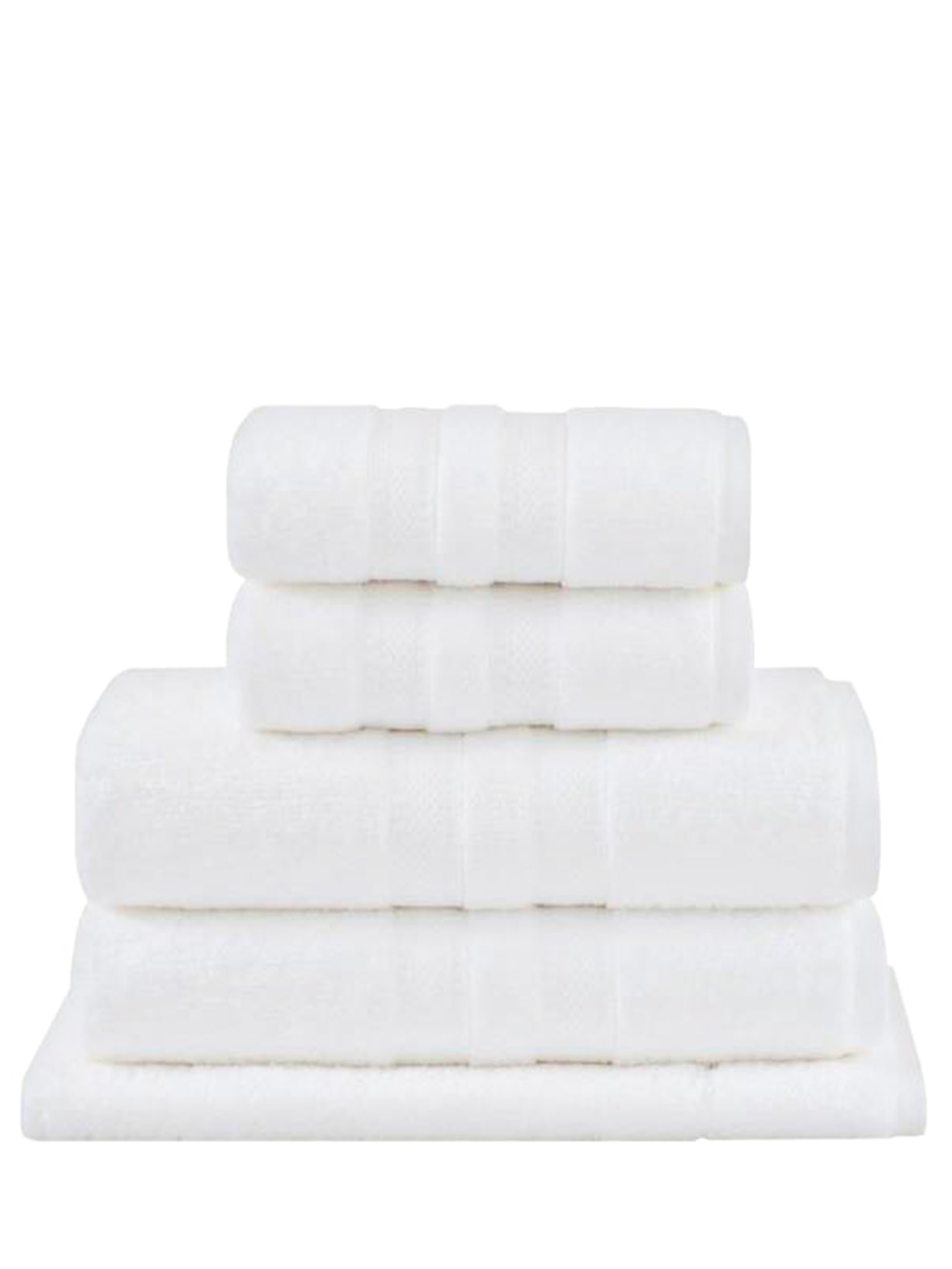 Jogo De Toalhas Intense Dual Air Gigante 5 Peças - Branco