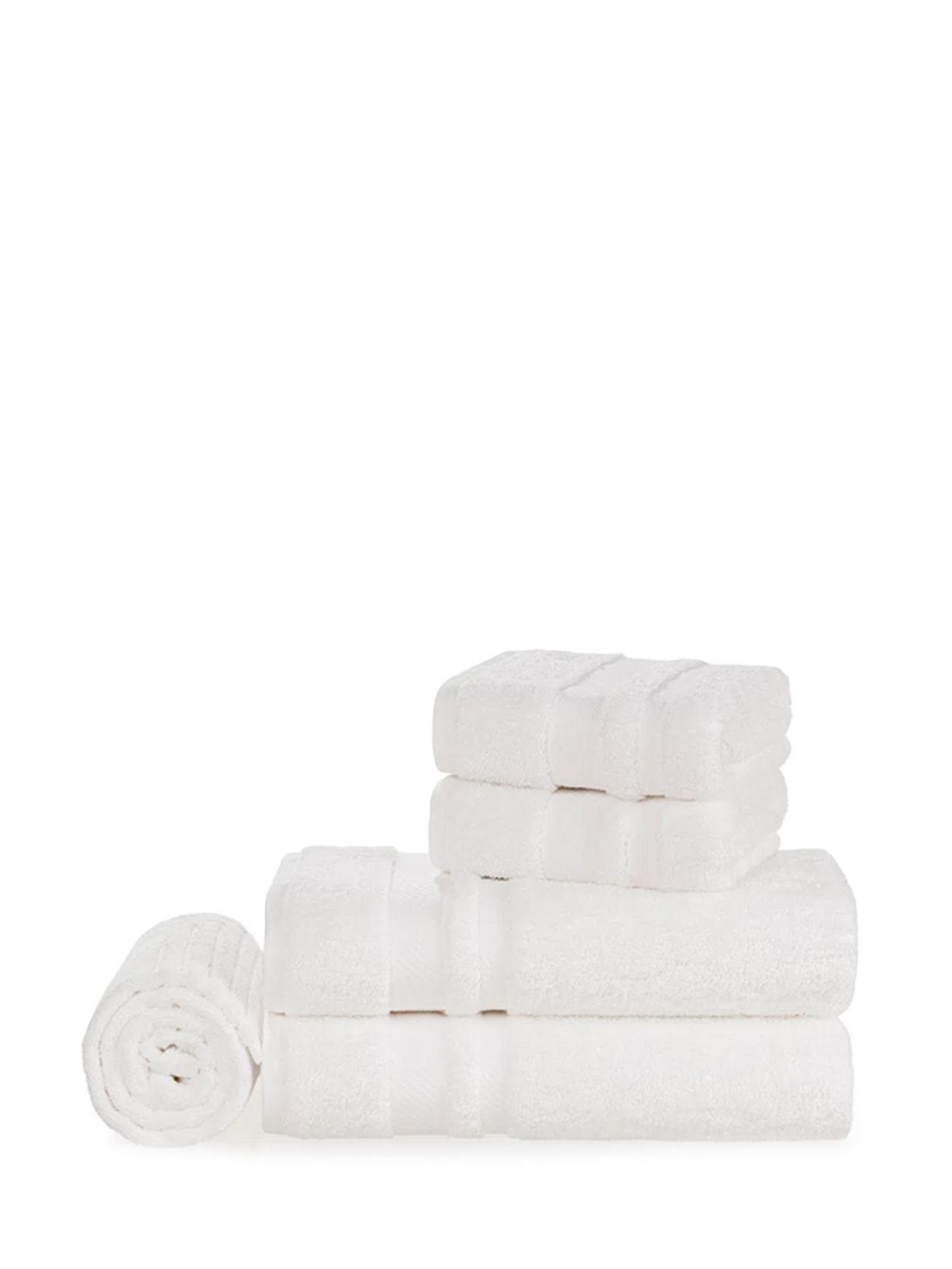 Jogo De Toalhas Lorenzi 5 Peças - Branco