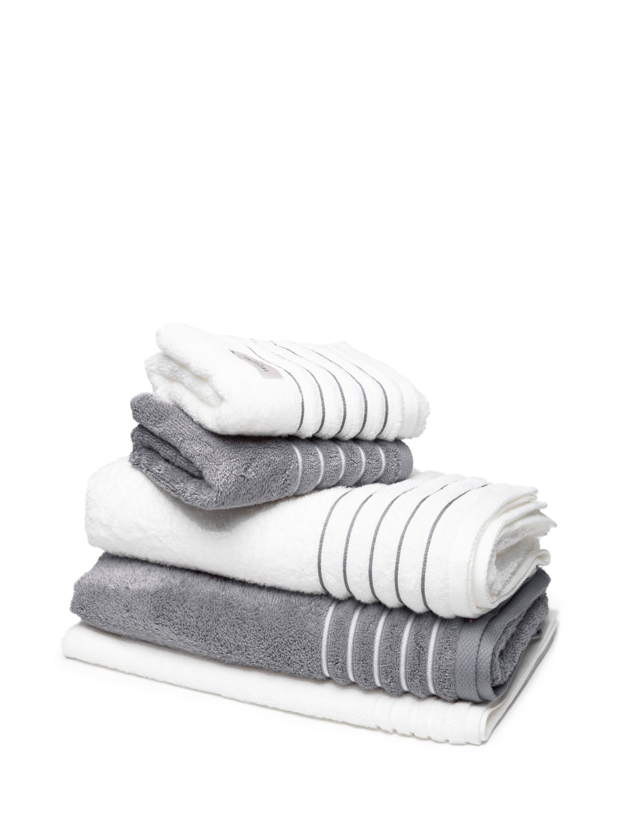 Jogo De Toalhas Palladio 5 Peças - Cinza