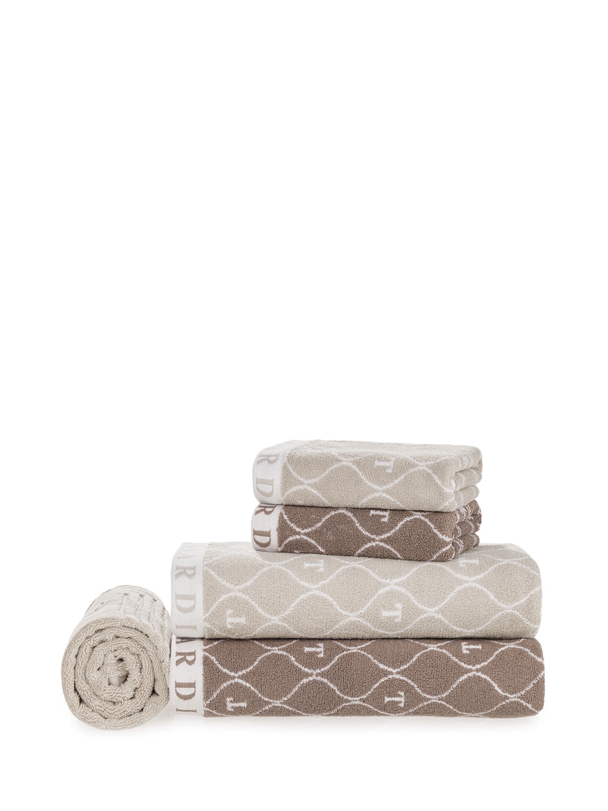 Jogo De Toalhas Speciale 5 Peças - Bege