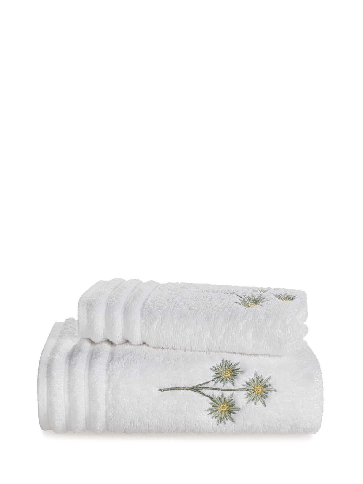 Jogo Lavabo Com Bordado Stella - Branco