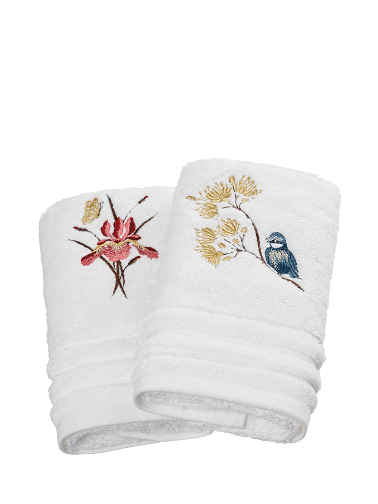 Jogo Lavabo Floreale 2 Peças Branco Trussardi