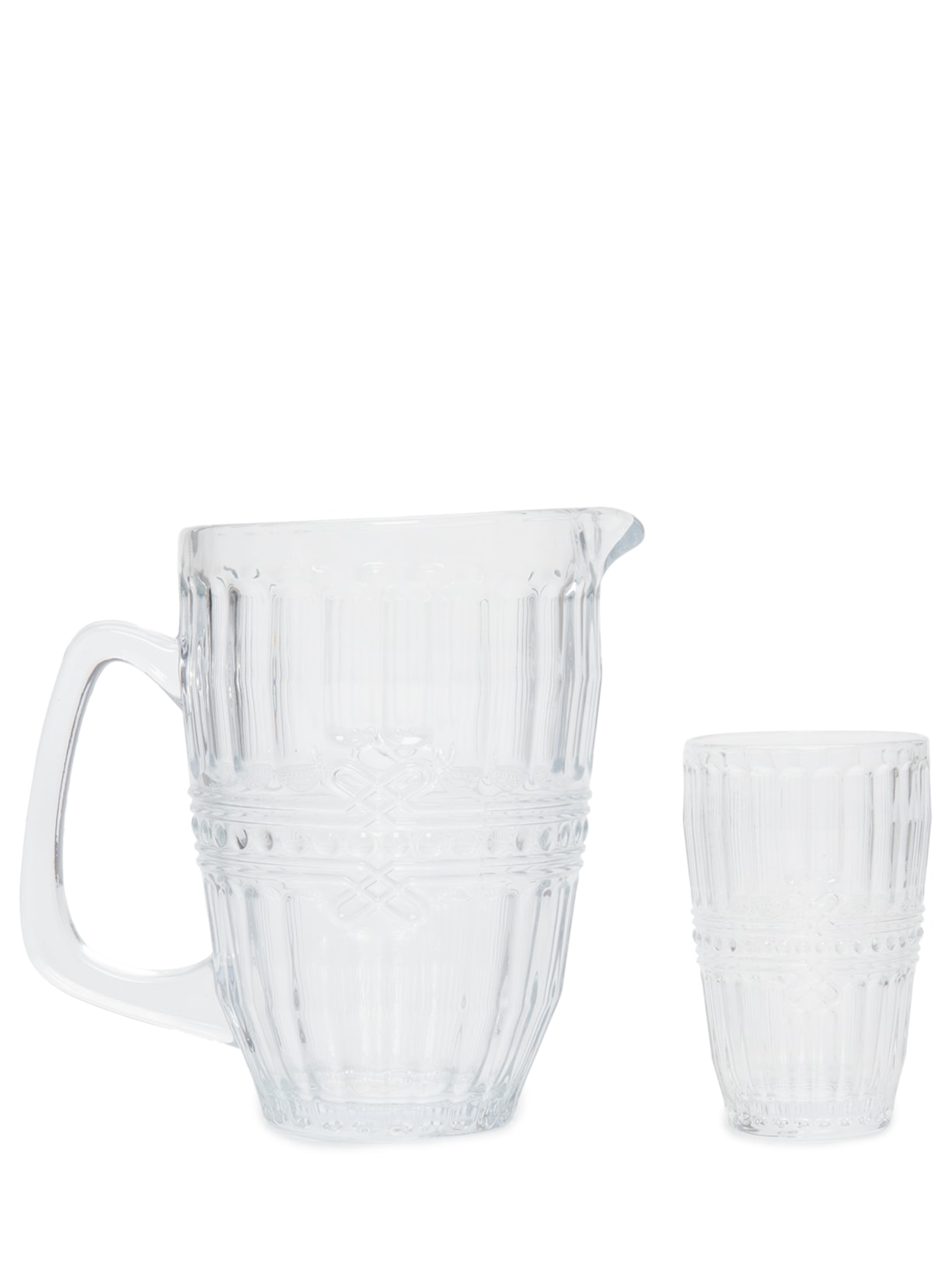 Jogo Para Refresco 7 Peças Em Vidro