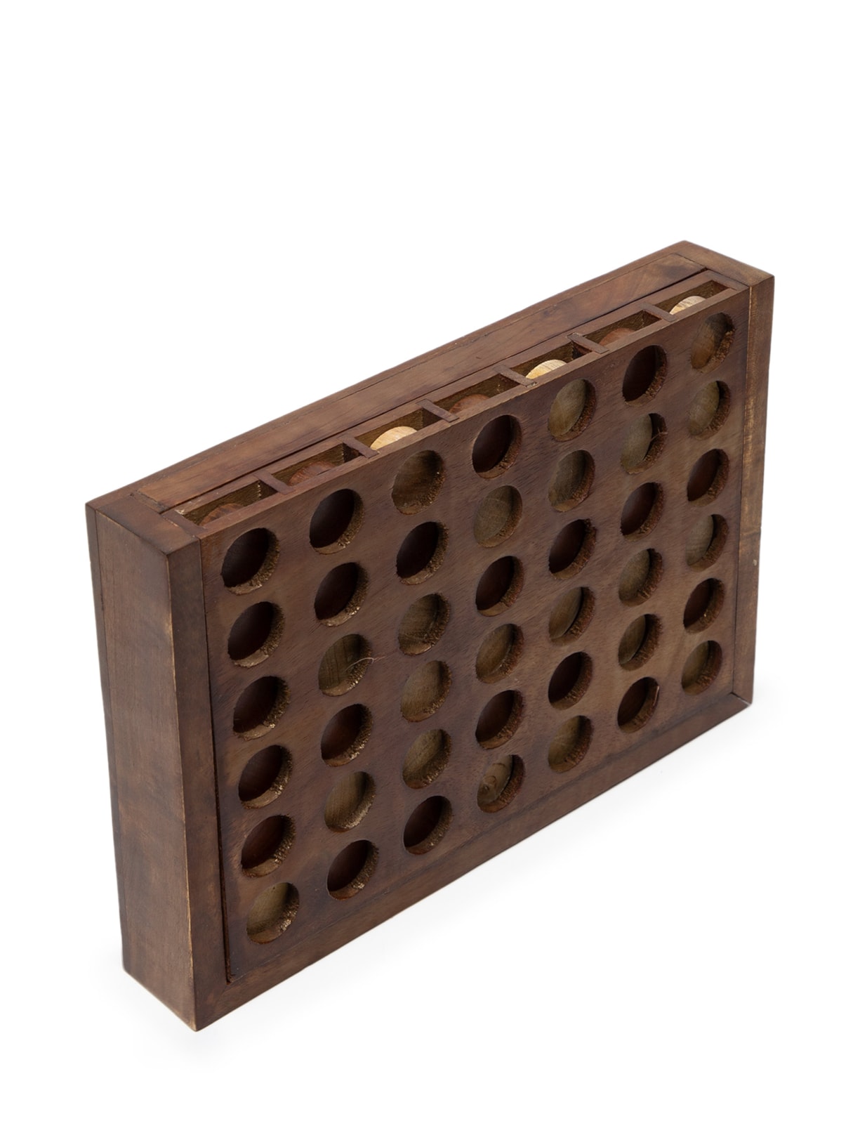 Jogo Resta Um Vertical - Marrom