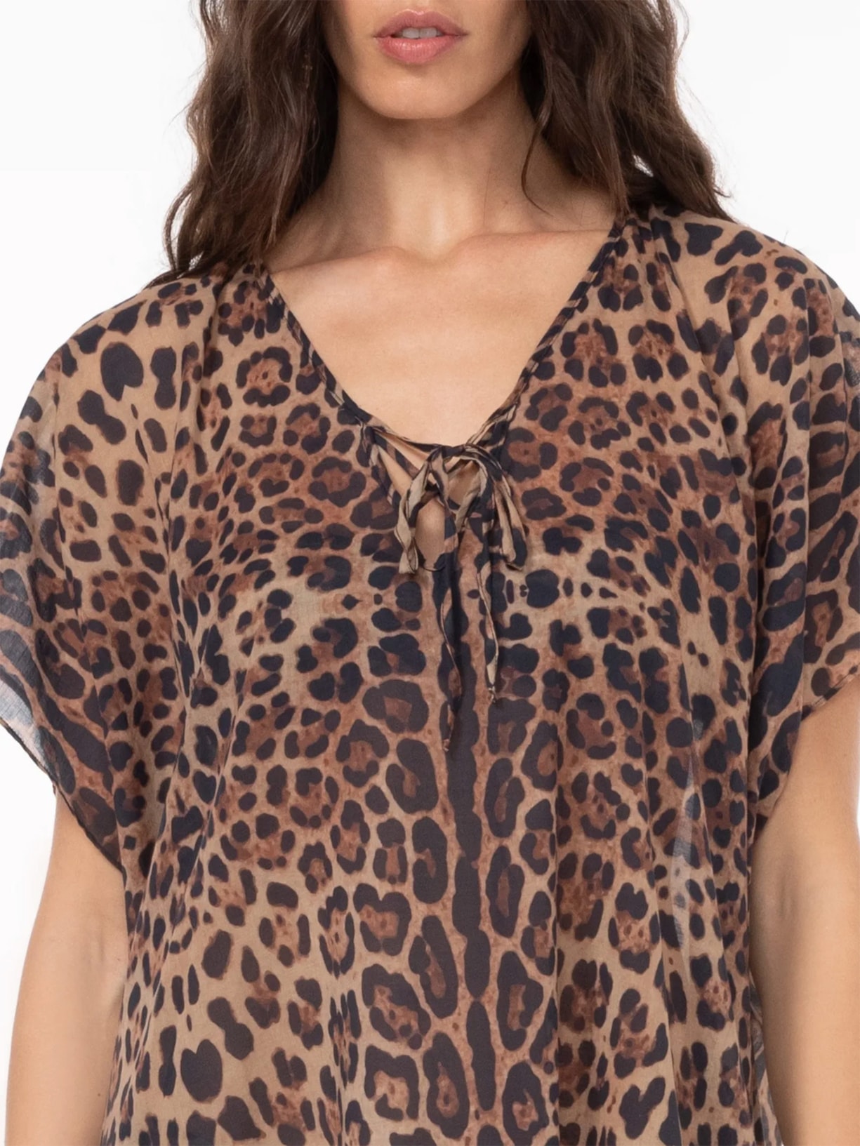 Kaftan Feminina Aurora Animal Print Triya