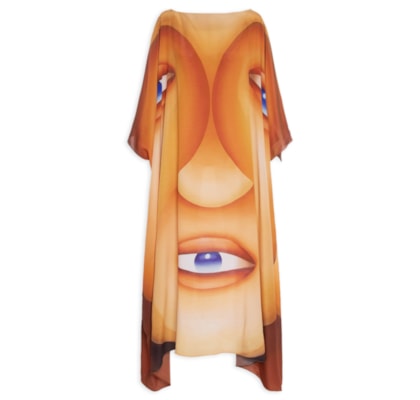 Kaftan Feminino Cara - Laranja