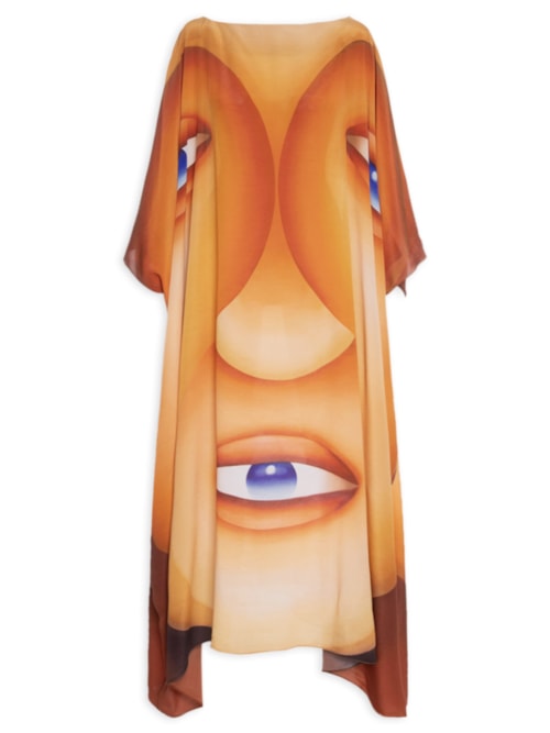 Kaftan Feminino Cara - Laranja