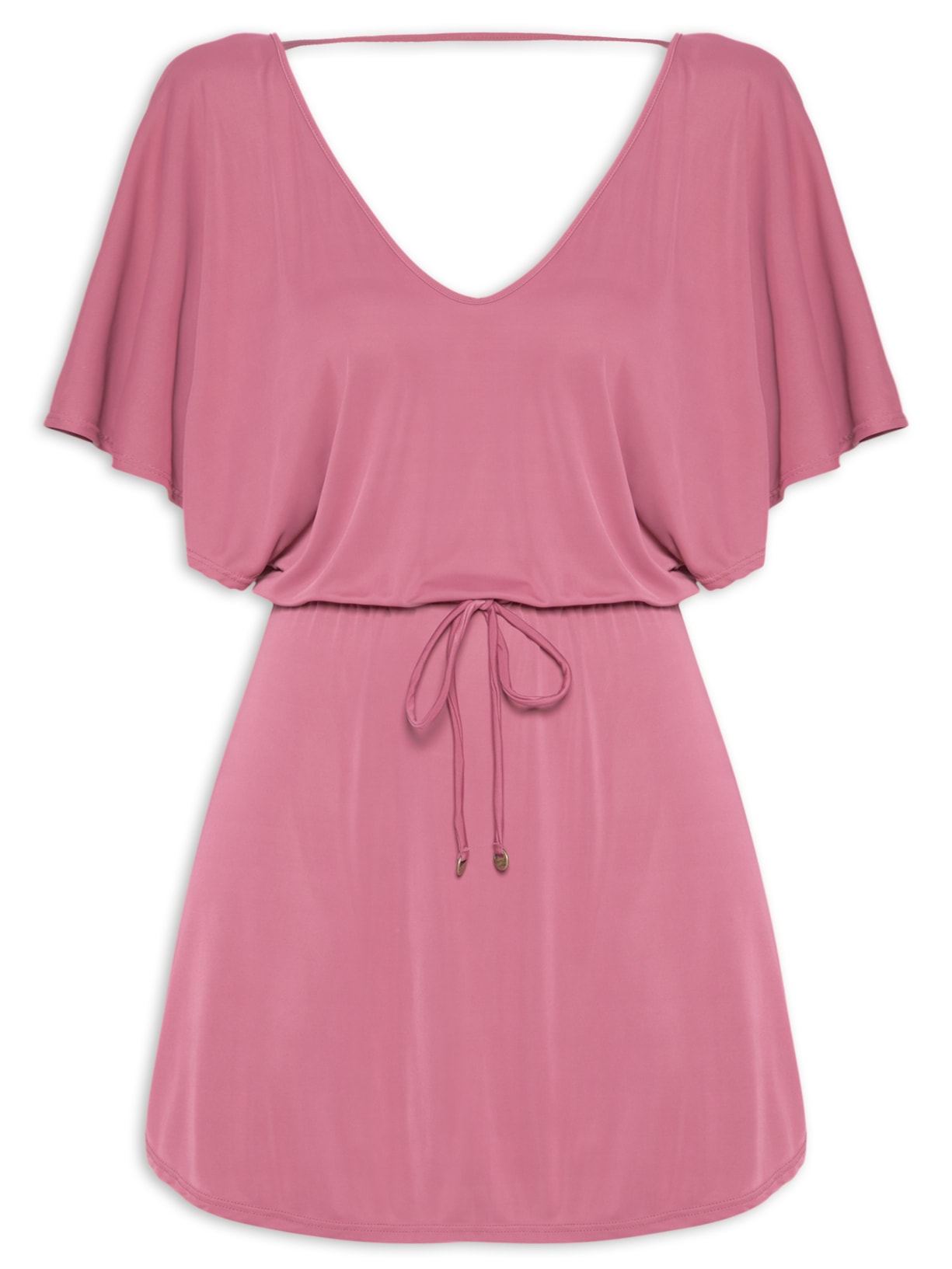Kaftan Feminino Liso - Rosa
