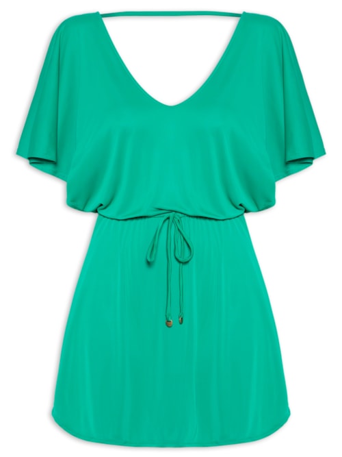 Kaftan Feminino Liso - Verde