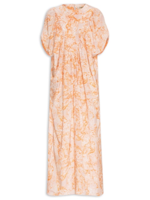 Kaftan Feminino Longo Detalhe - Rosa