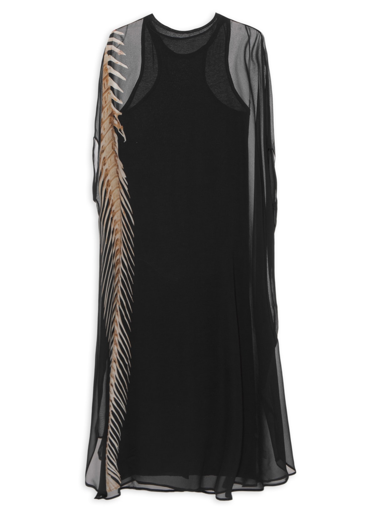 Kaftan Feminino Pirarucu - Preto