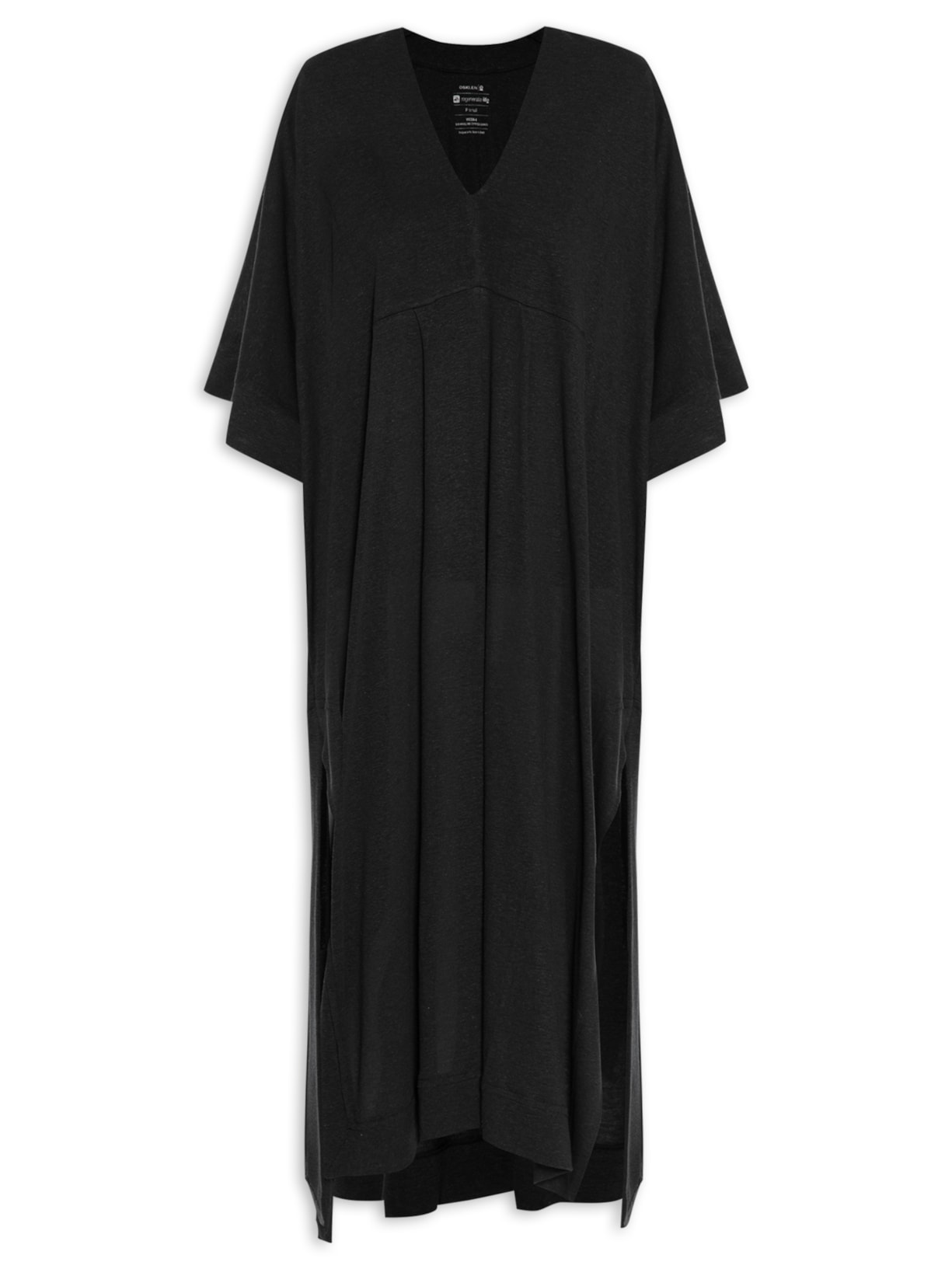 Kaftan Viscolinho Forest Preto Osklen